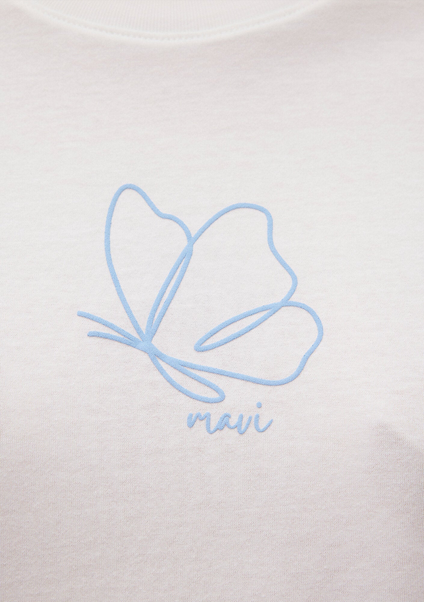 Printed White T-Shirt