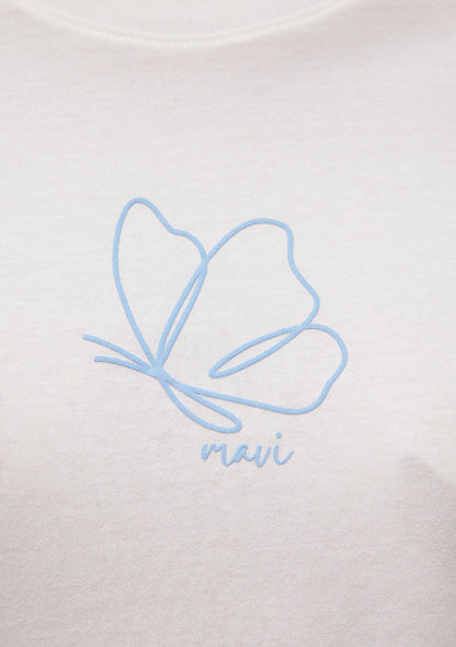 Printed White T-Shirt