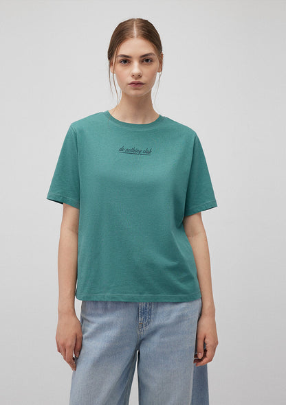 Back Printed Green T-Shirt