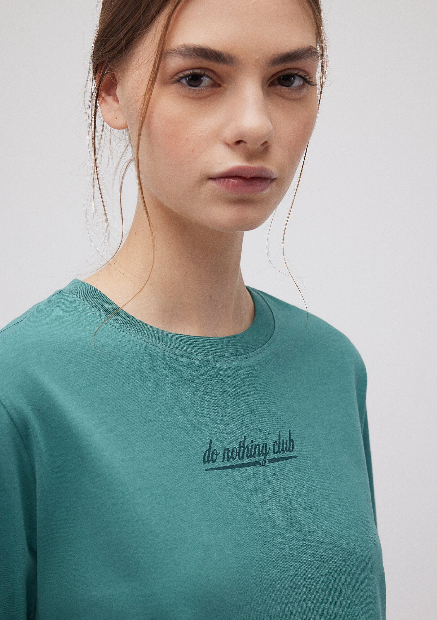 Back Printed Green T-Shirt