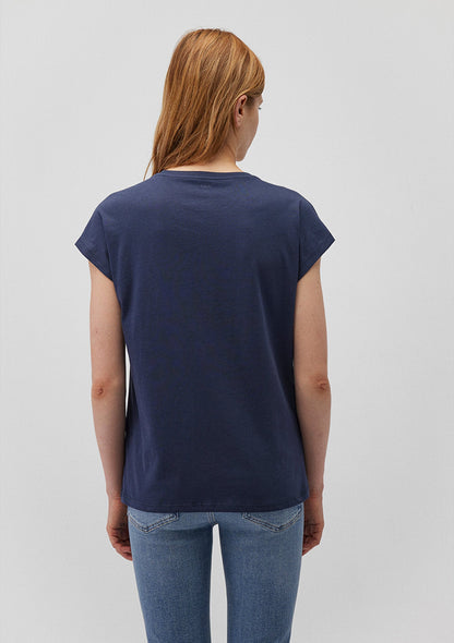 Printed Navy T-Shirt
