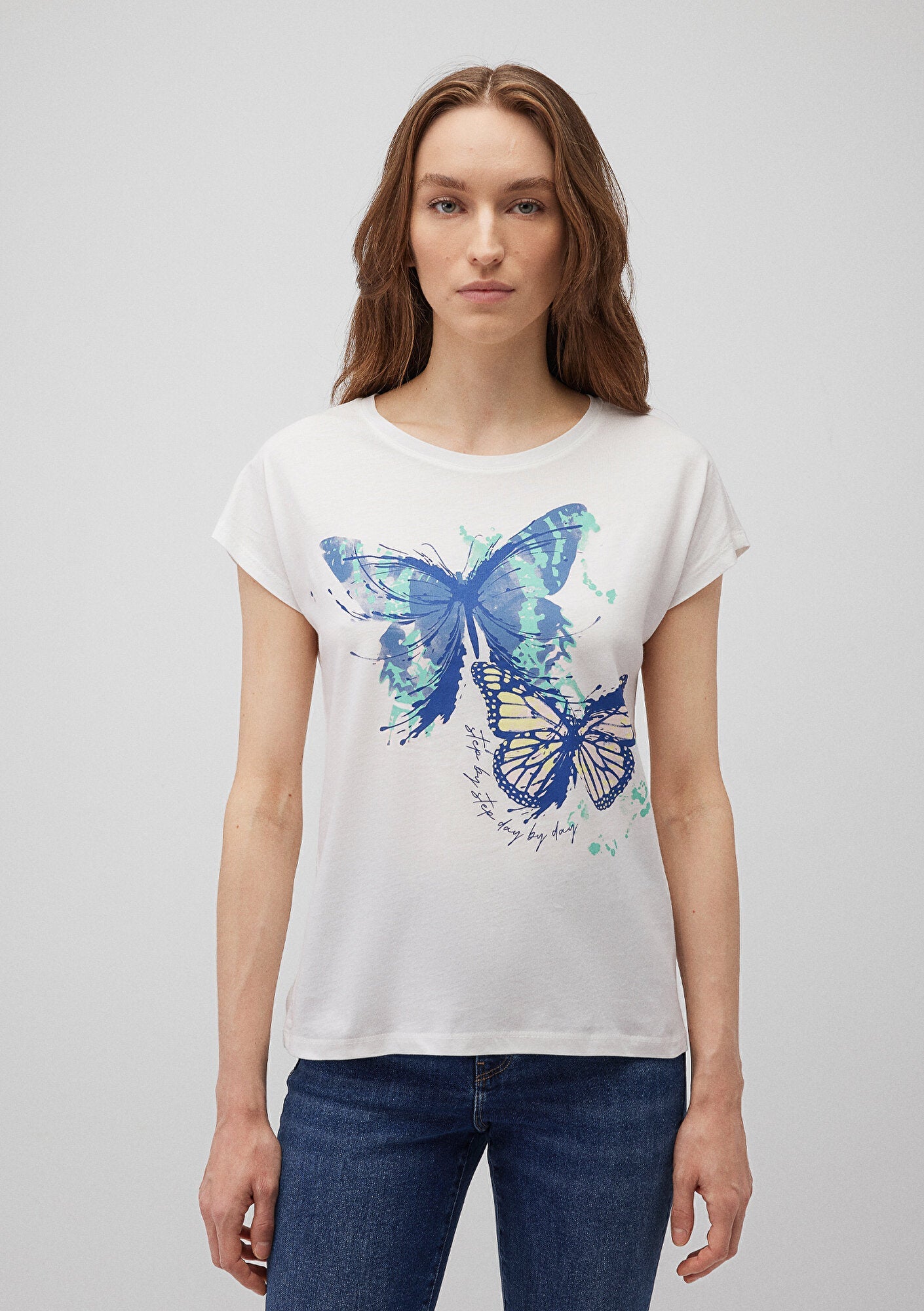 Printed White T-Shirt