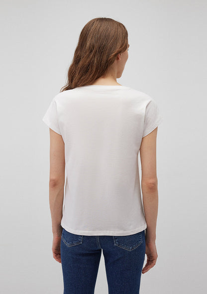 Printed White T-Shirt