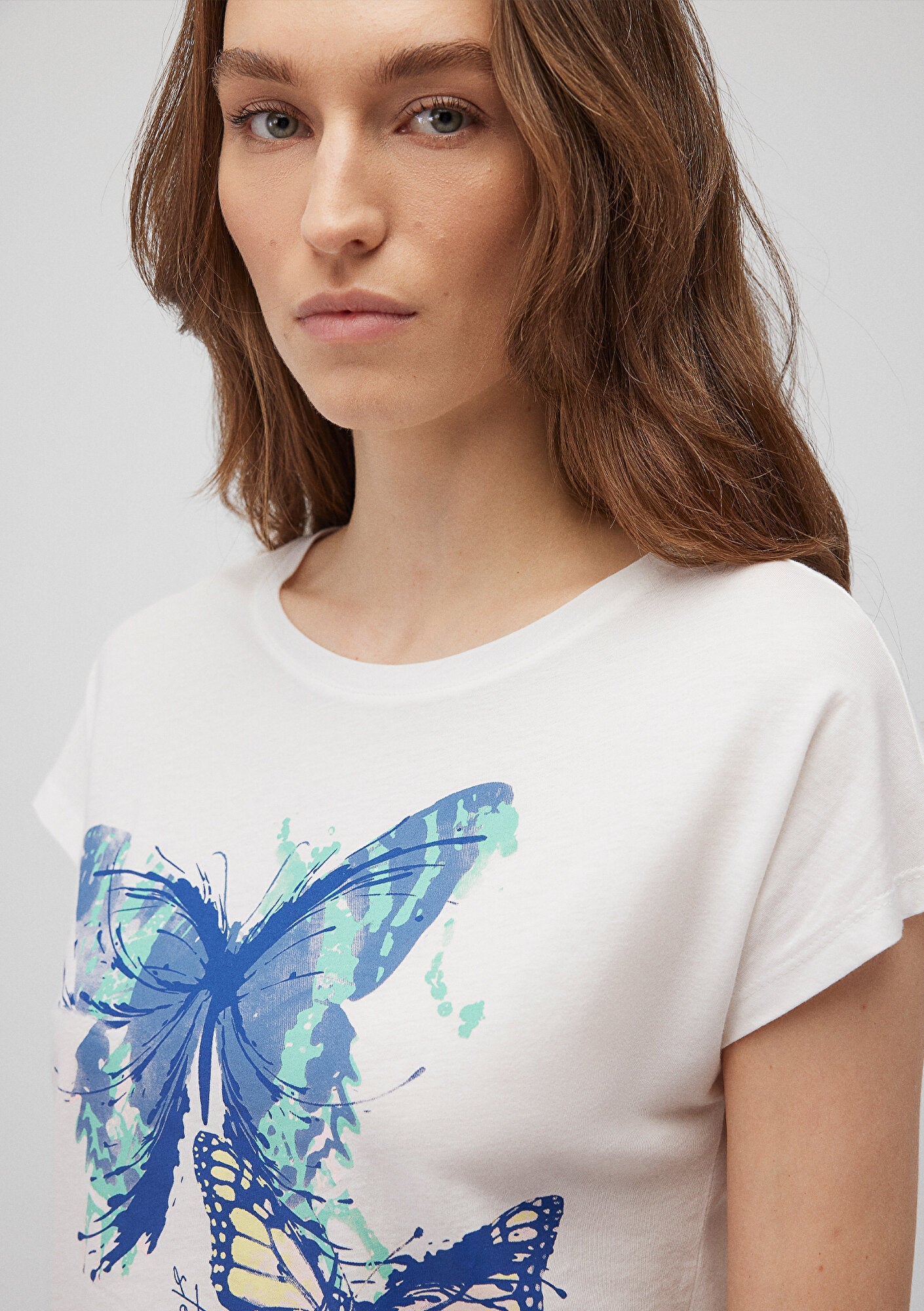 Printed White T-Shirt