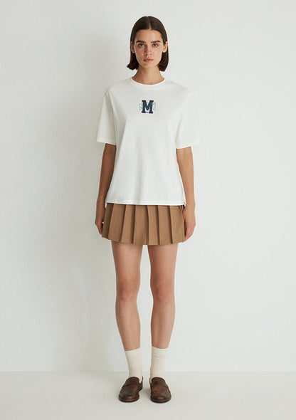 Mavi Logo Printed White T-Shirt