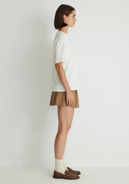 Mavi Logo Printed White T-Shirt