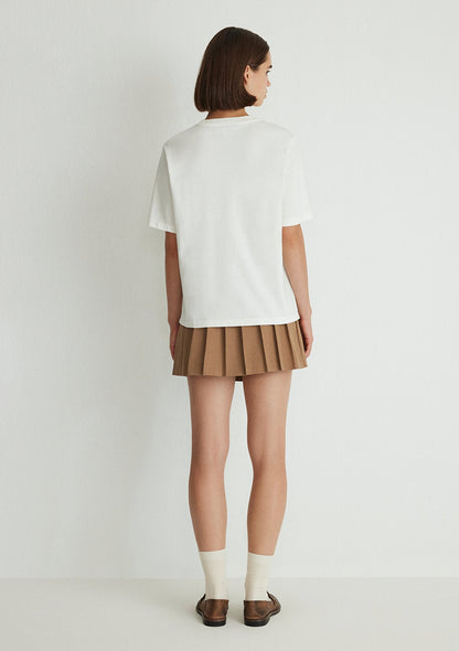 Mavi Logo Printed White T-Shirt