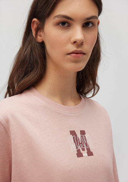 Mavi Logo Printed Pink T-Shirt