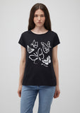 Printed Black T-Shirt