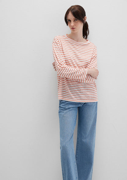 Orange Striped T-Shirt