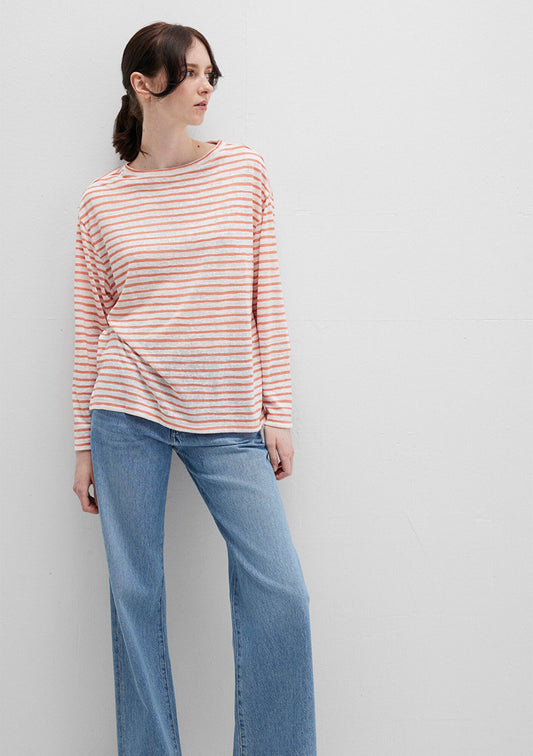 Orange Striped T-Shirt