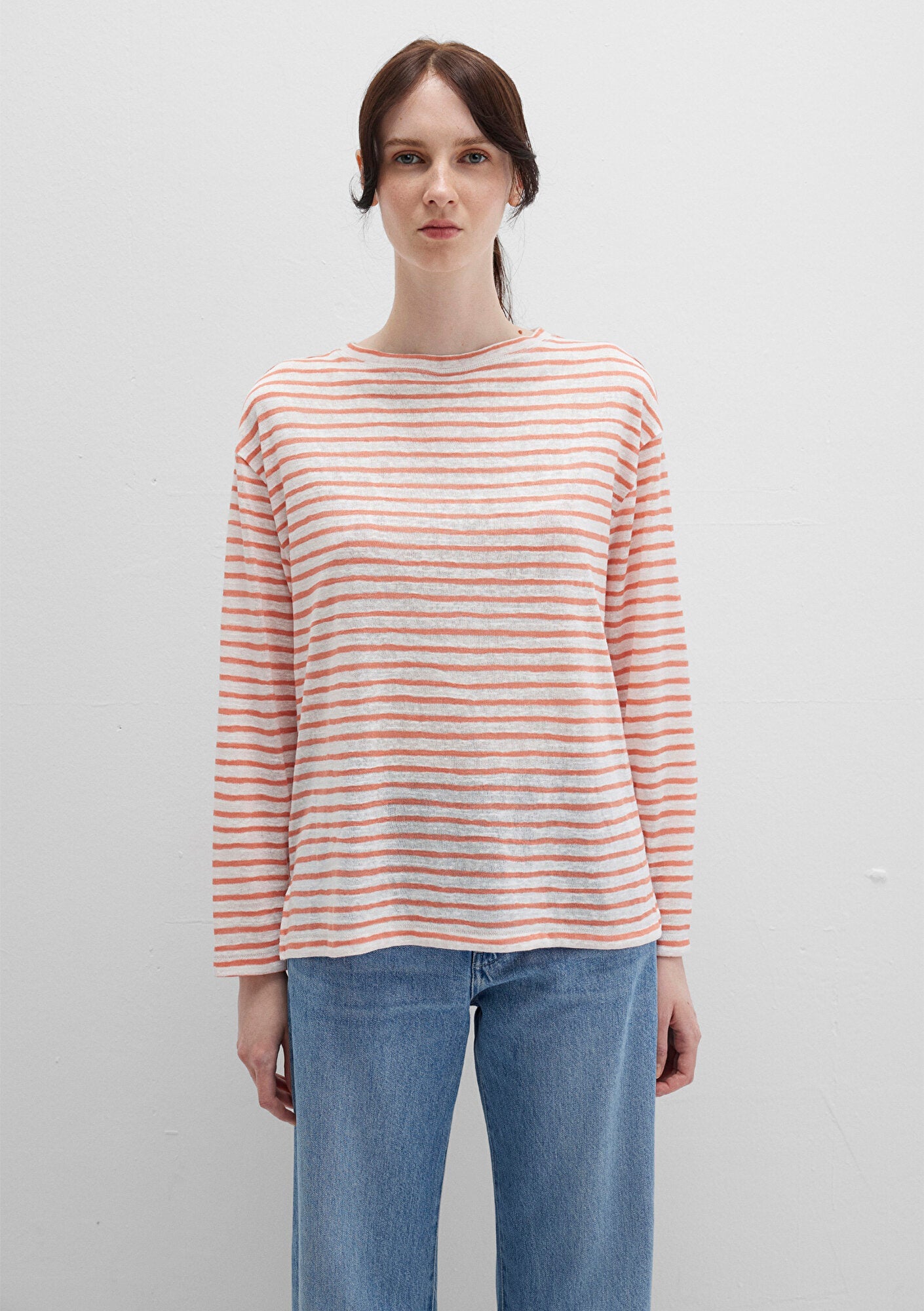 Orange Striped T-Shirt