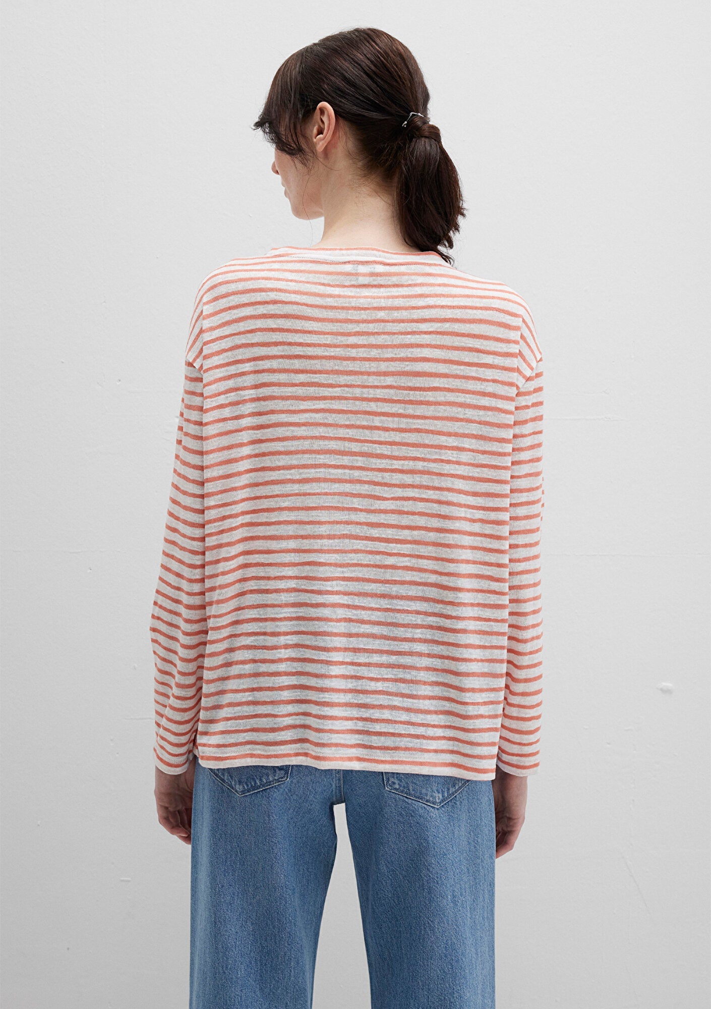 Orange Striped T-Shirt