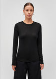 Black Long Sleeve Basic T-Shirt