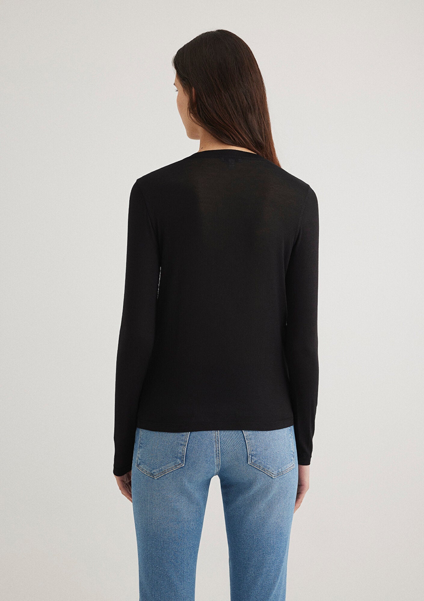 Long Sleeve Black T-Shirt