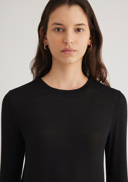 Long Sleeve Black T-Shirt