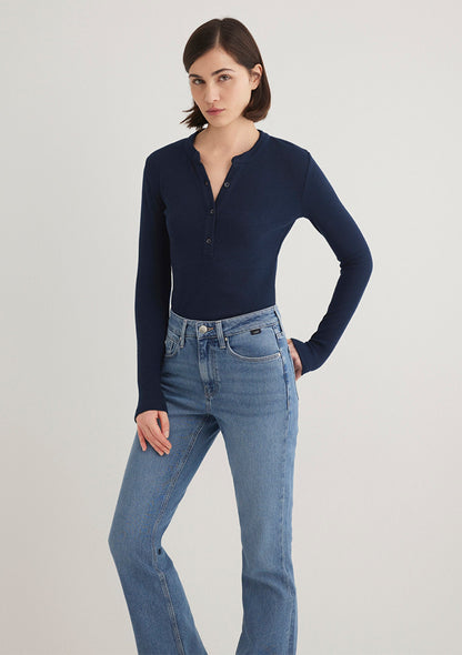 Striped Navy Blue T-Shirt