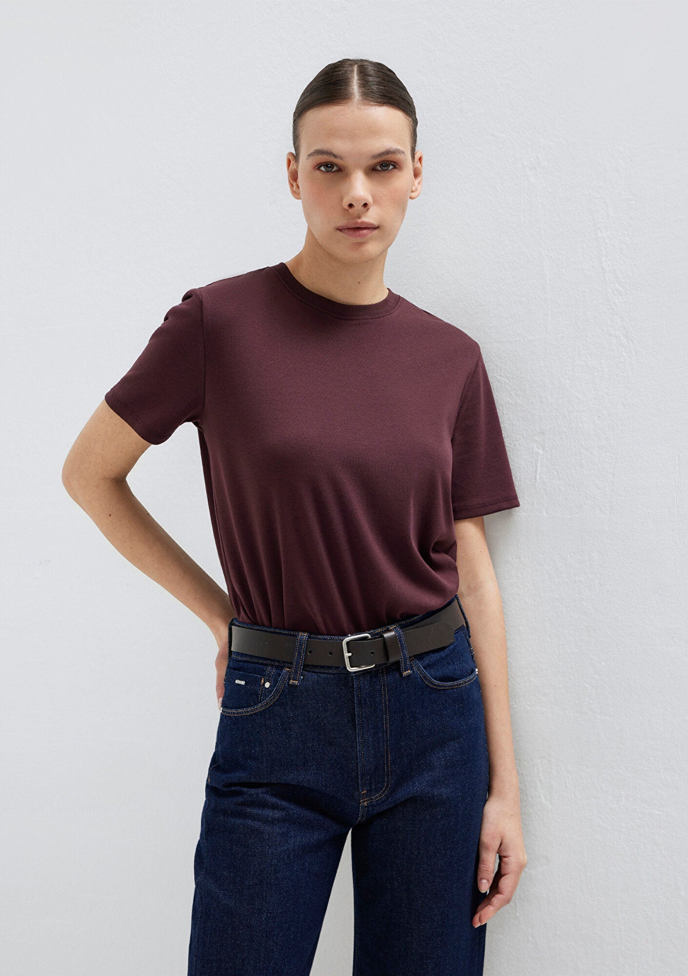 Brown Basic T-Shirt
