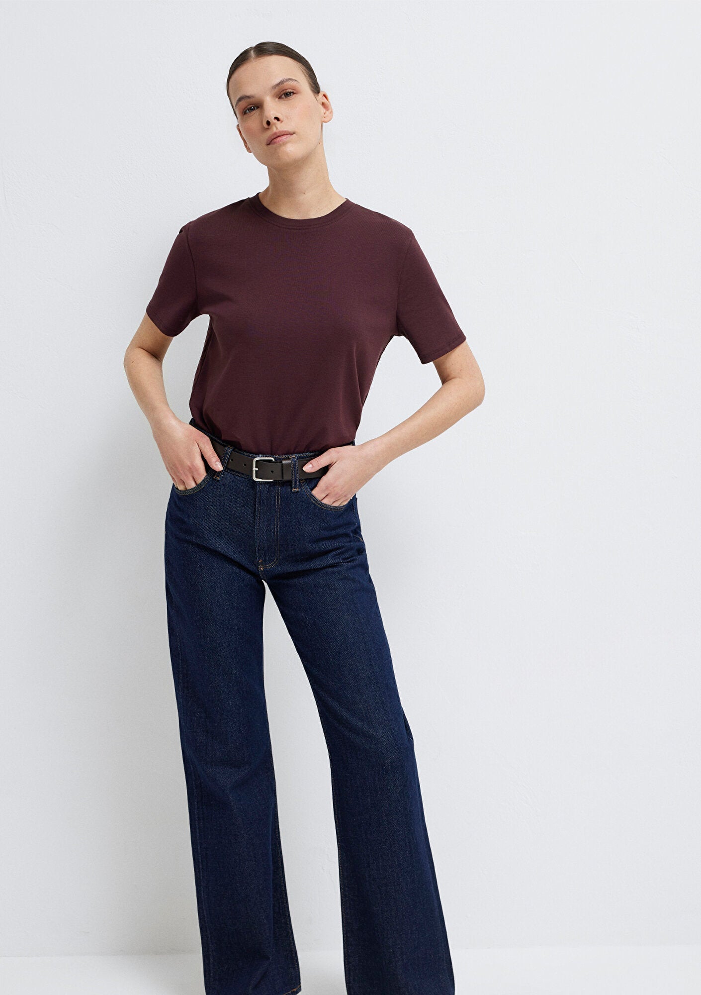Brown Basic T-Shirt