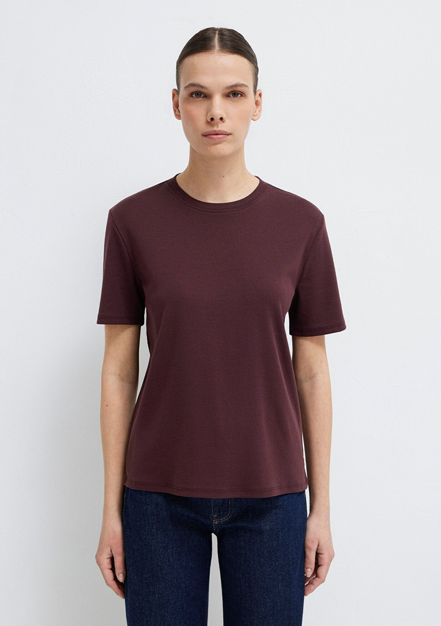 Brown Basic T-Shirt
