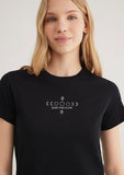 Black Astrology Printed T-Shirt