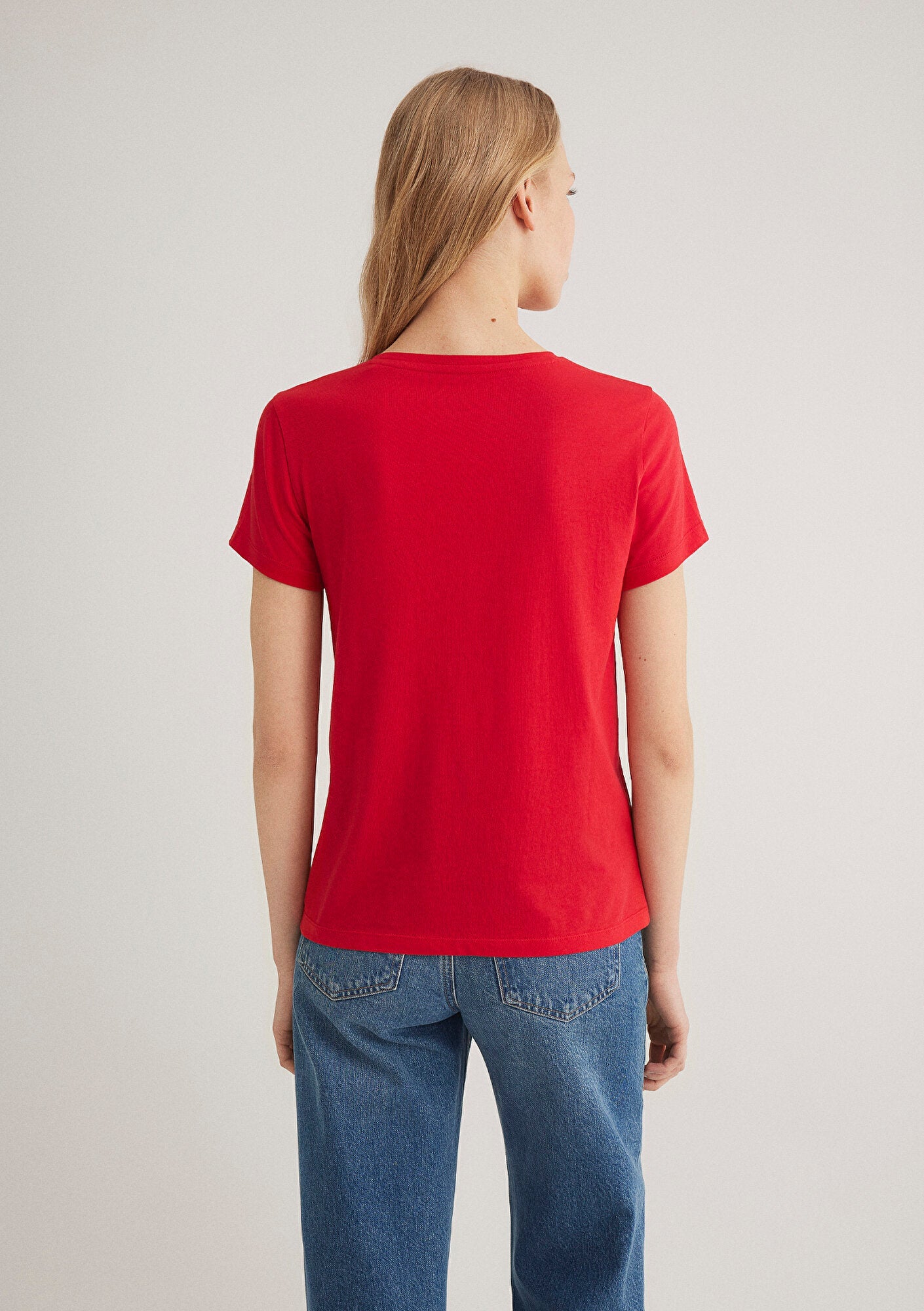 Bicycle Printed Red T-shirt
