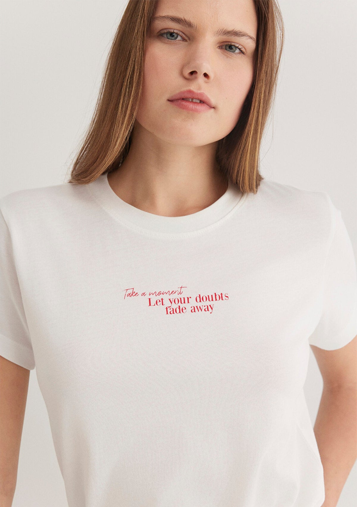 Printed White T-Shirt