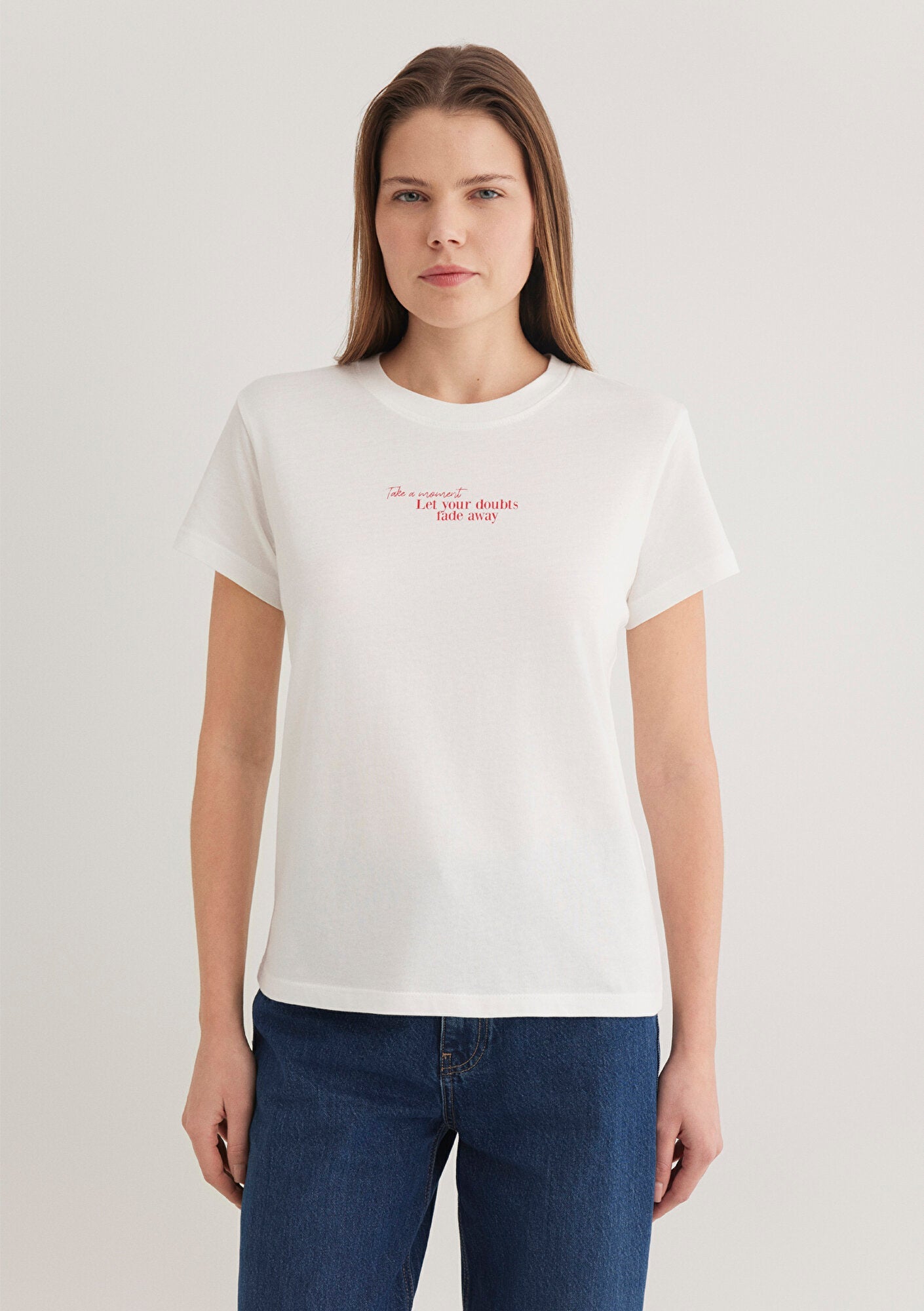 Printed White T-Shirt