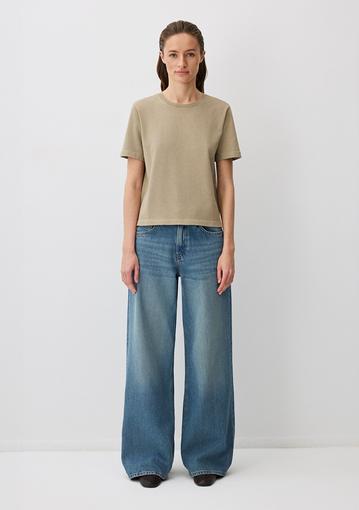 Brown Basic T-Shirt