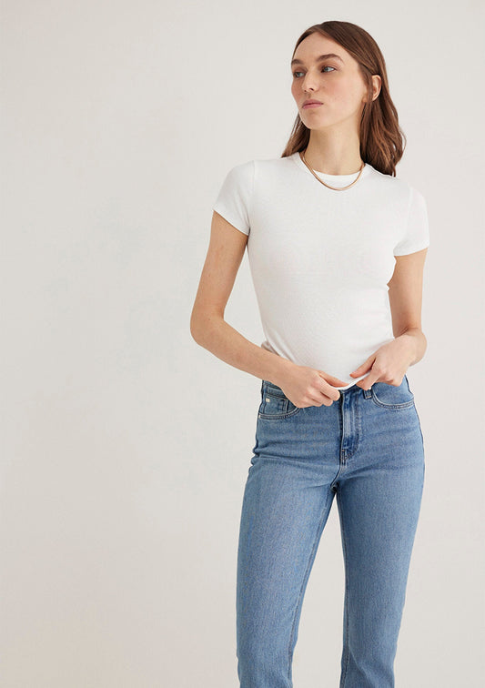 White Basic T-Shirt