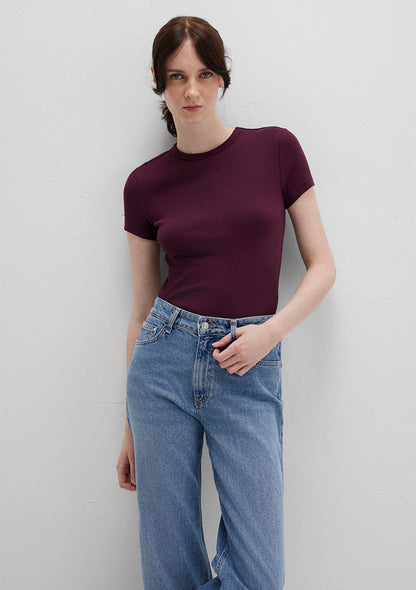 Burgundy Basic T-Shirt