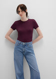 Burgundy Basic T-Shirt