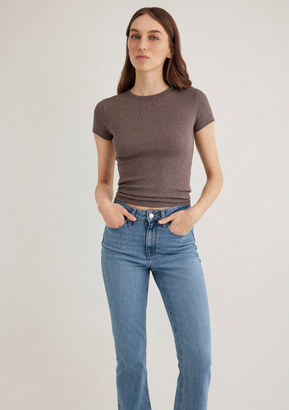 Brown Basic T-Shirt