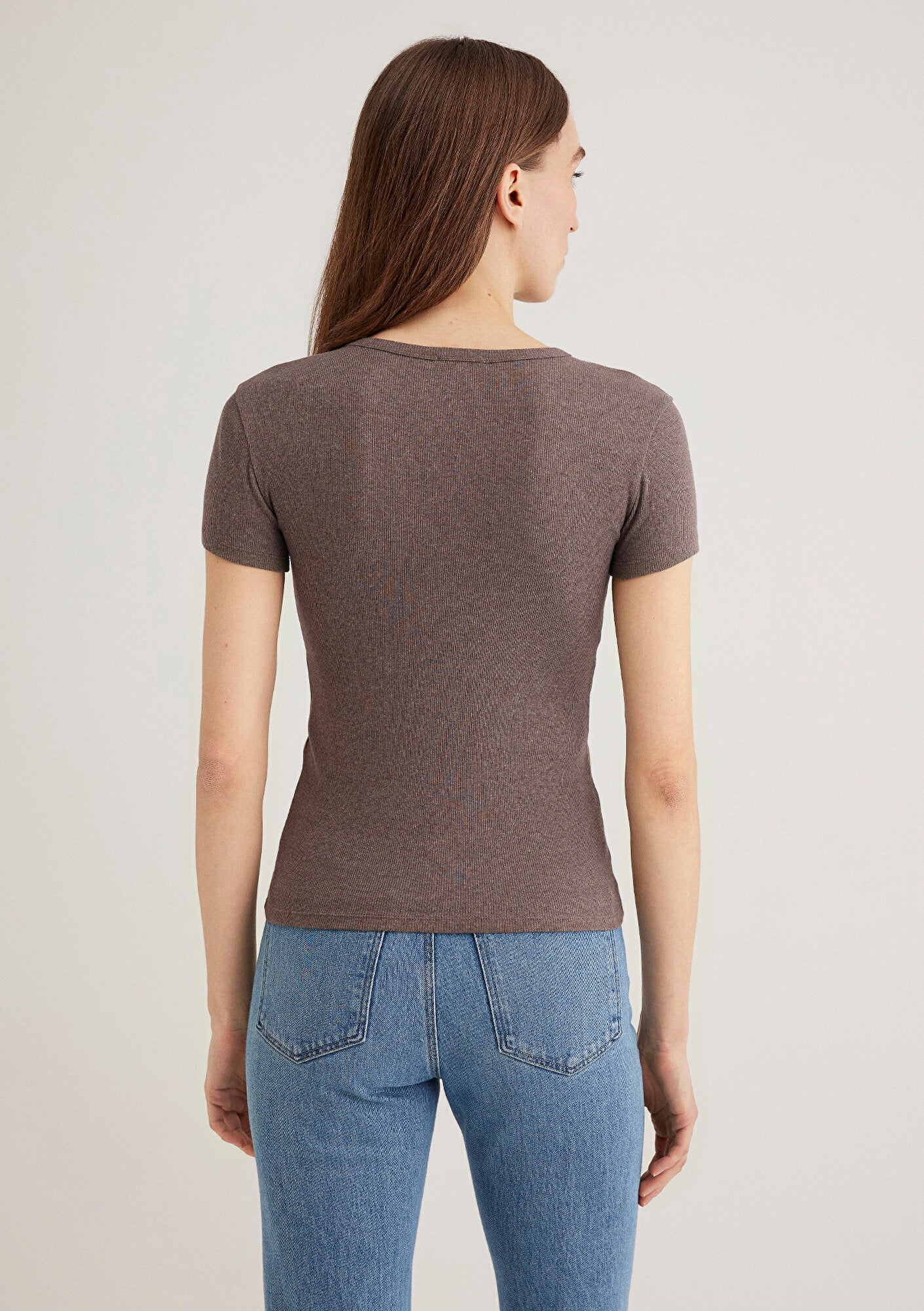 Brown Basic T-Shirt