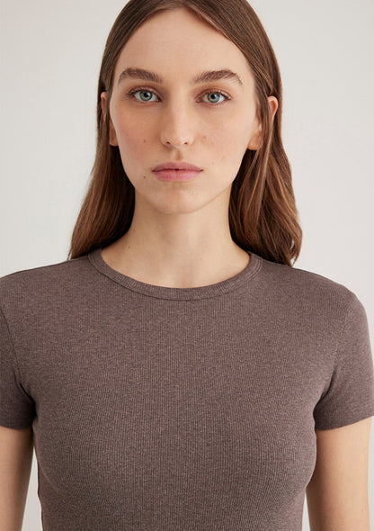 Brown Basic T-Shirt
