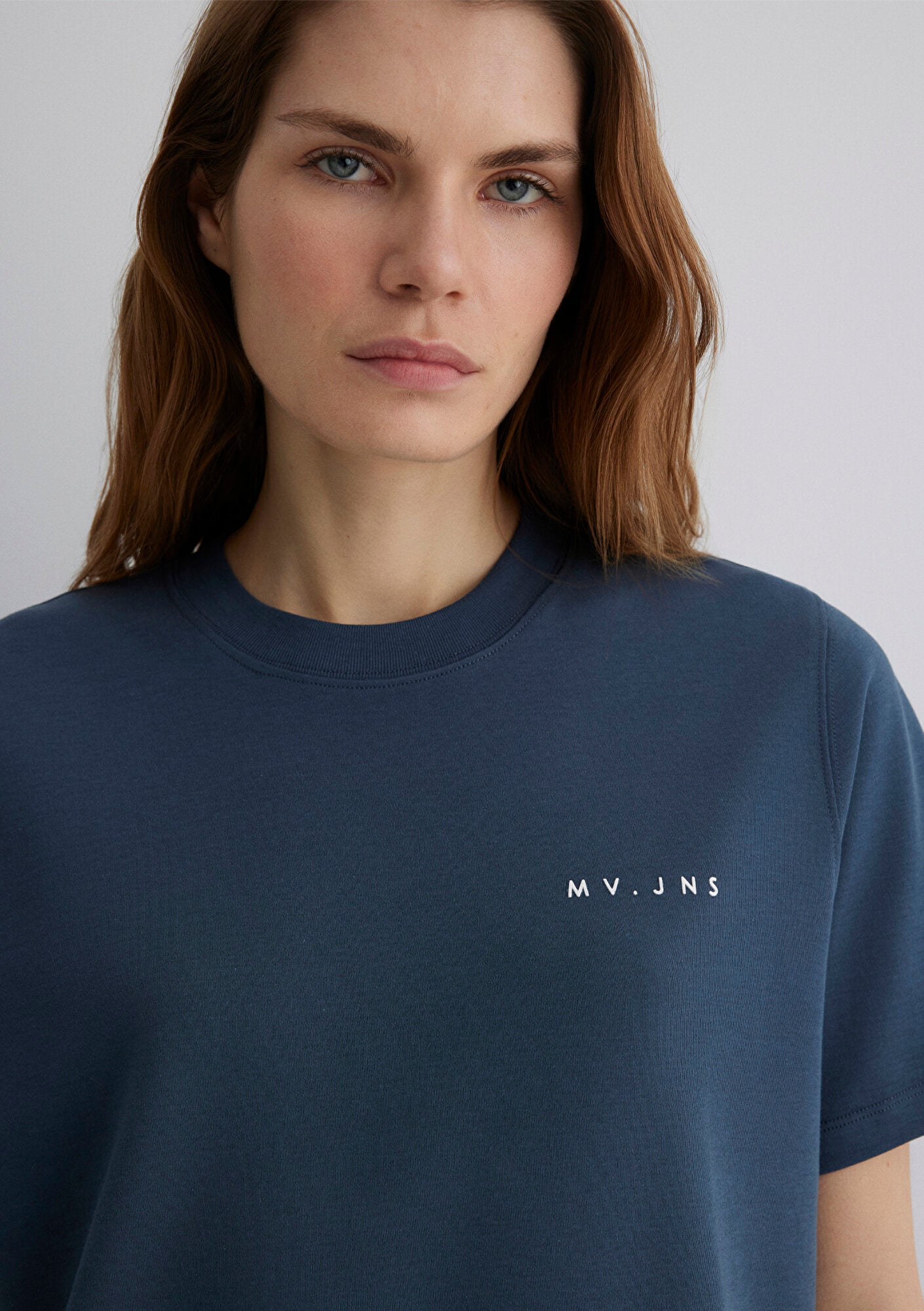 MV Printed Navy T-Shirt