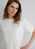 MV Printed Ecru T-Shirt
