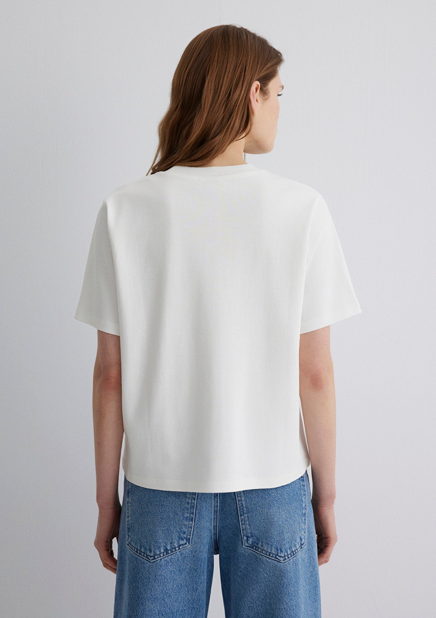 MV Printed Ecru T-Shirt