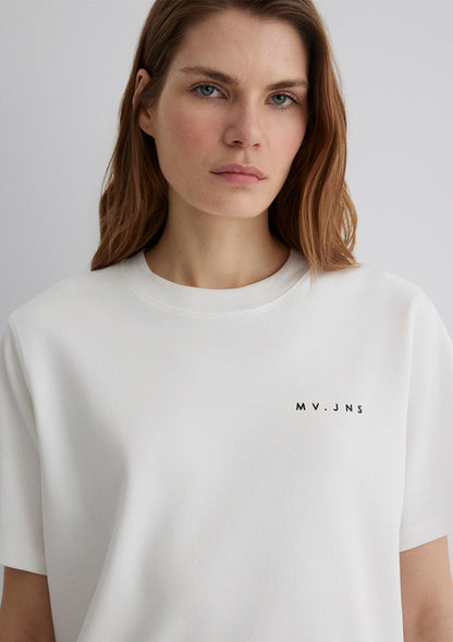 MV Printed Ecru T-Shirt