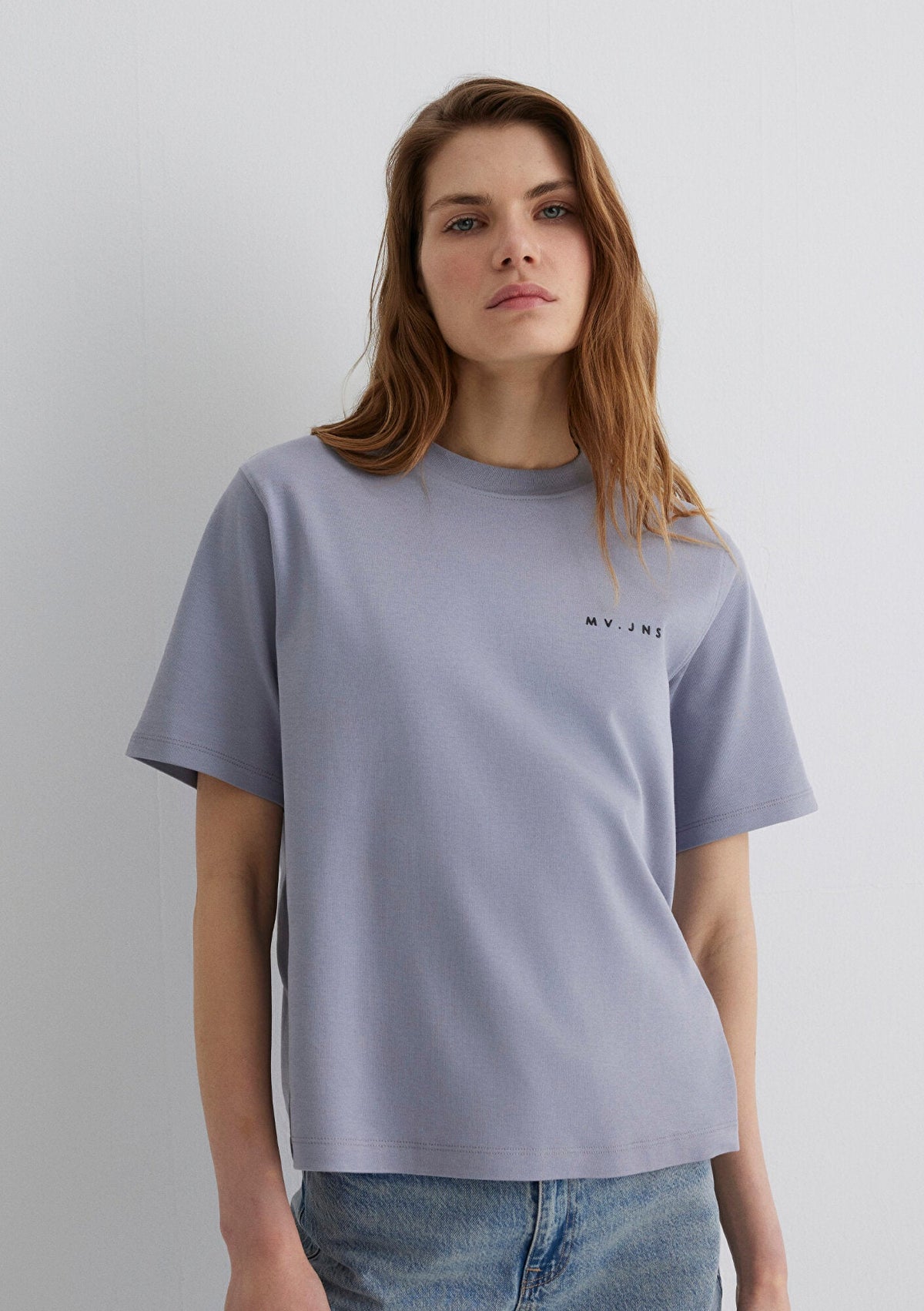 MV Printed Purple T-Shirt