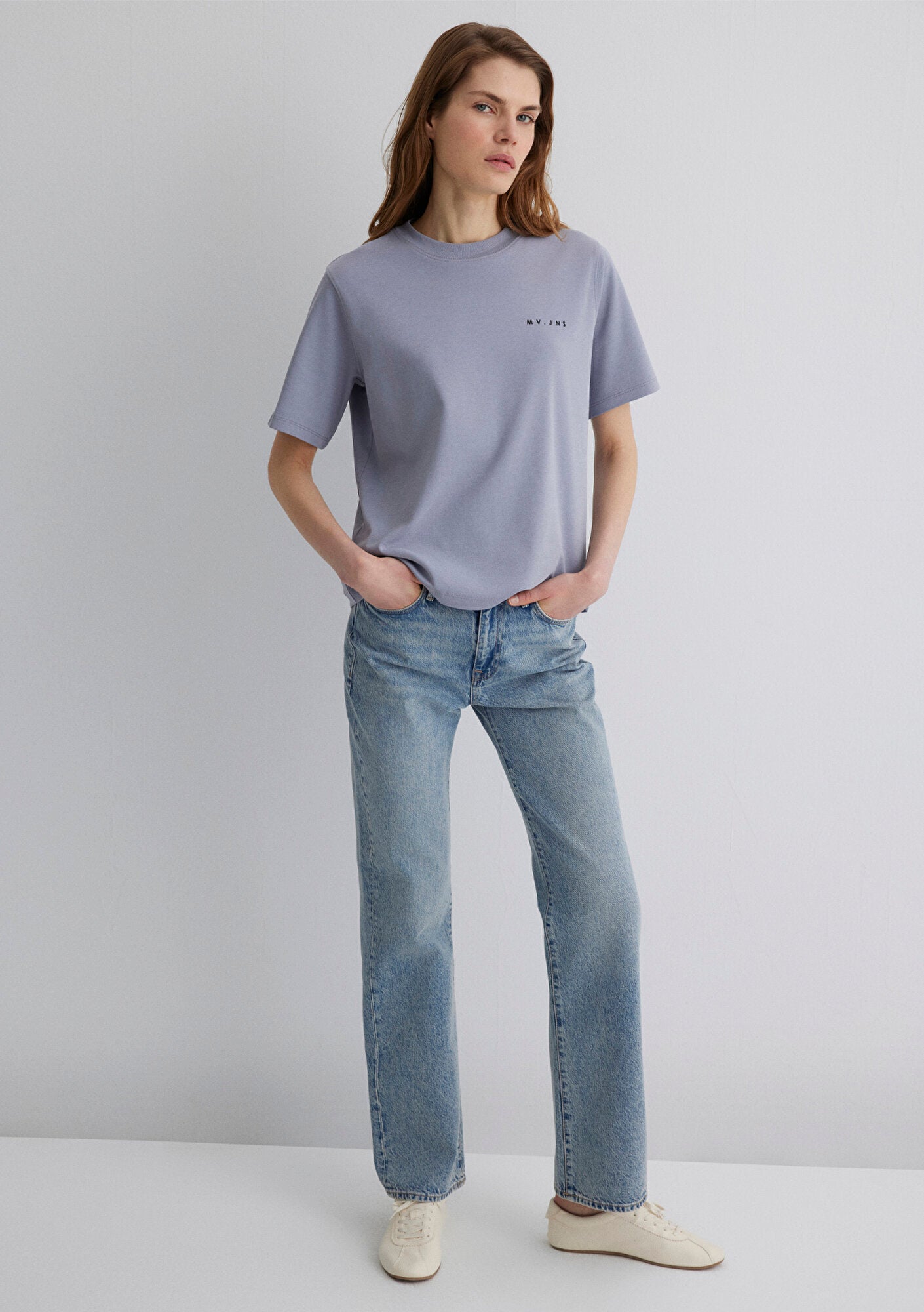 MV Printed Purple T-Shirt