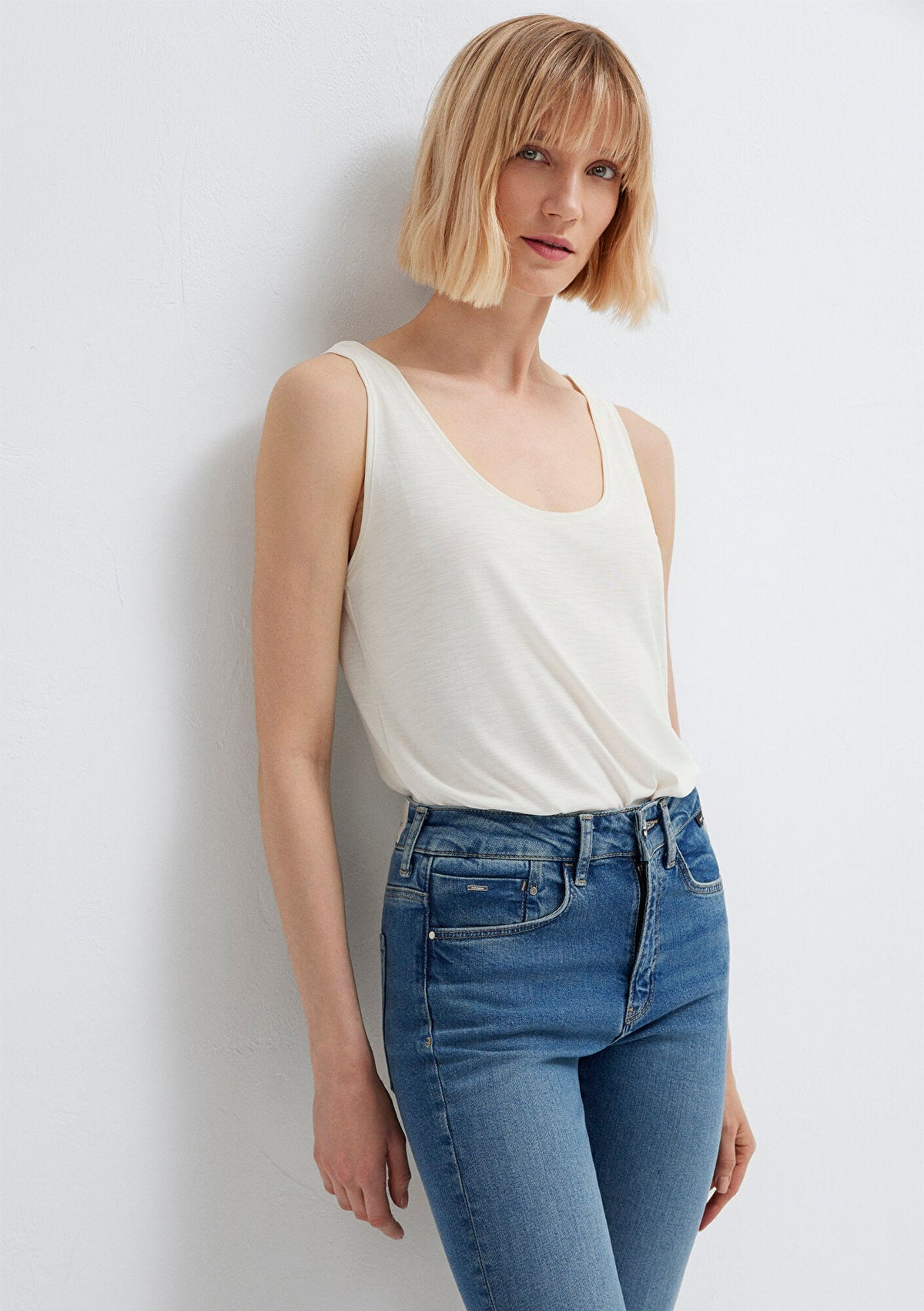 Ecru Tank Top