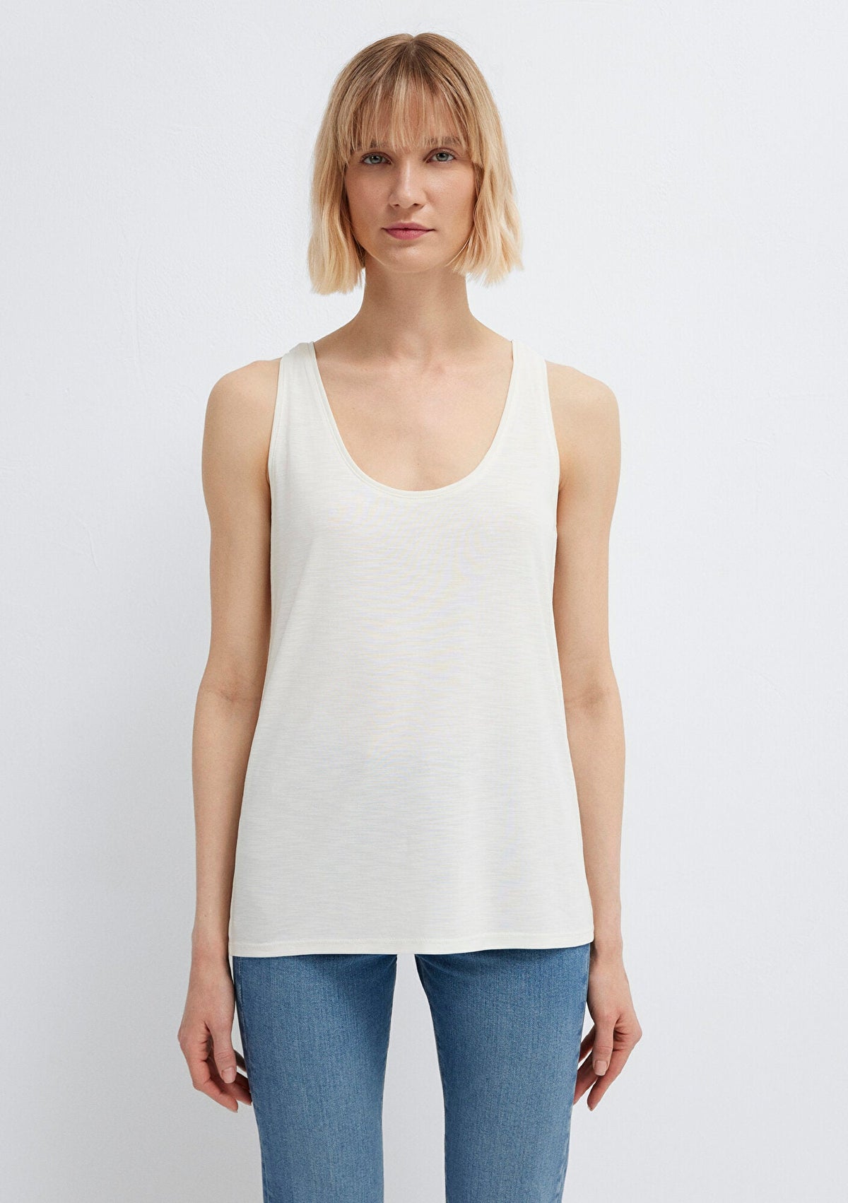 Ecru Tank Top