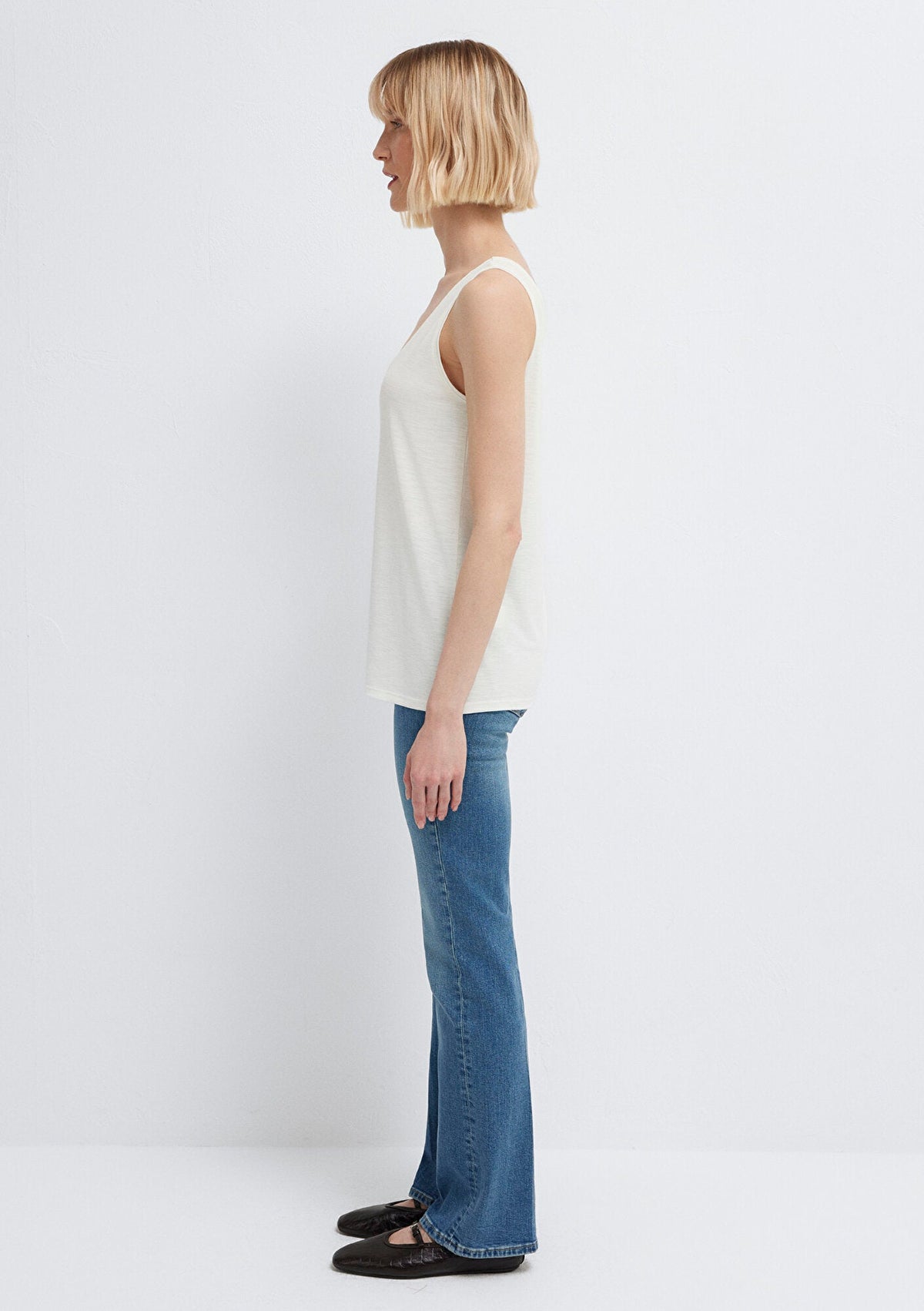 Ecru Tank Top