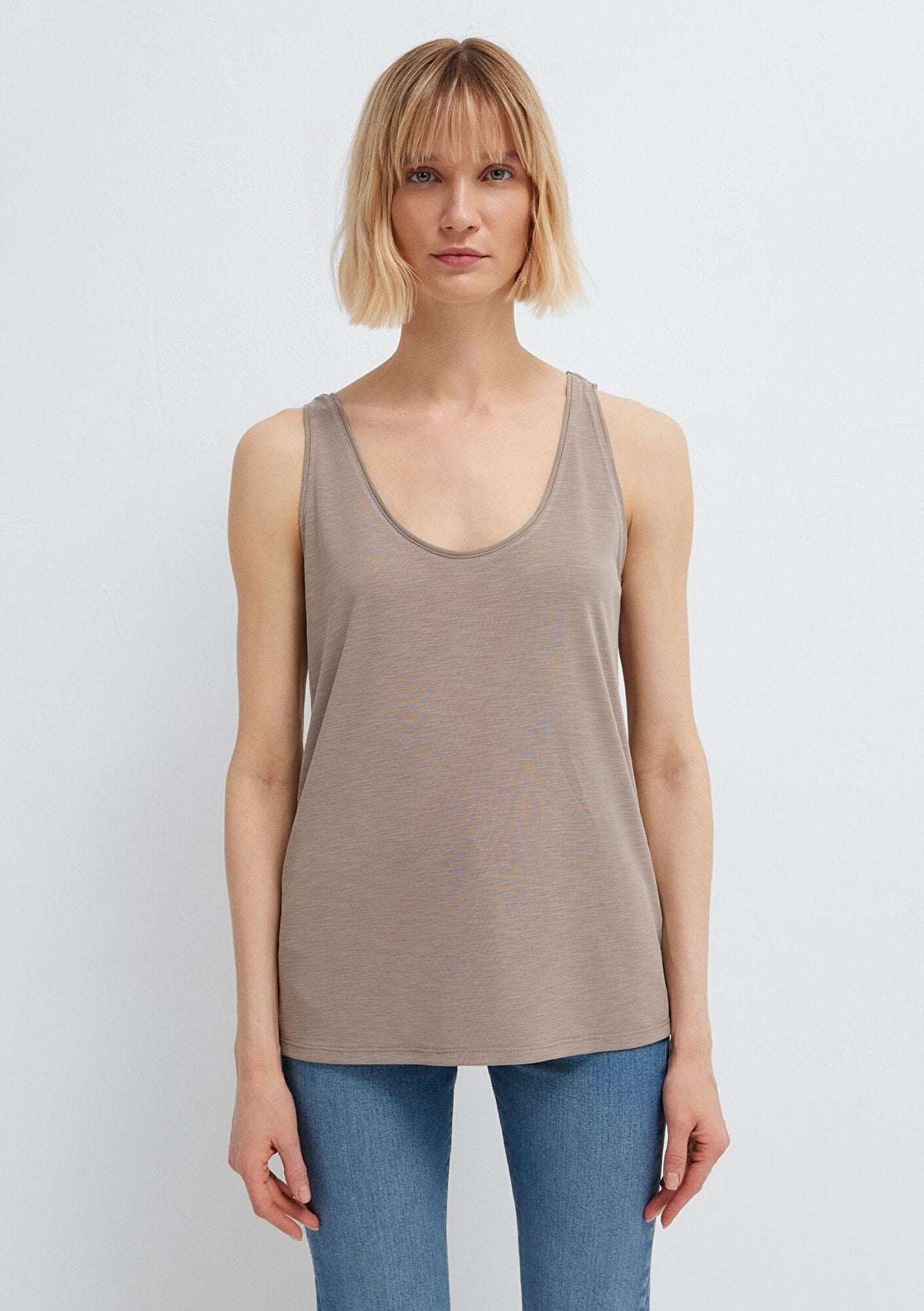 Brown Tank Top
