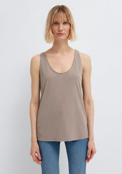 Brown Tank Top