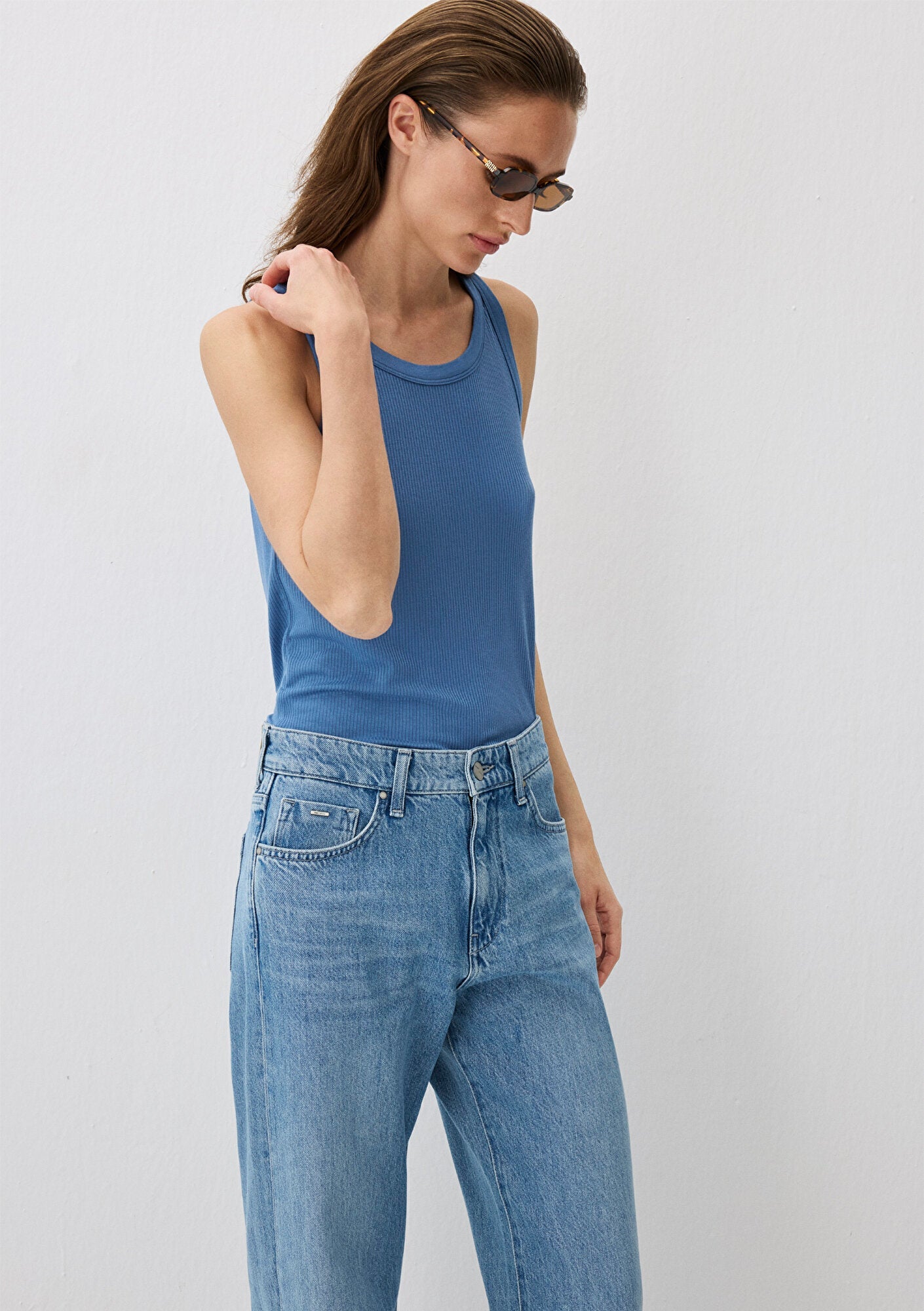 Blue Tank Top
