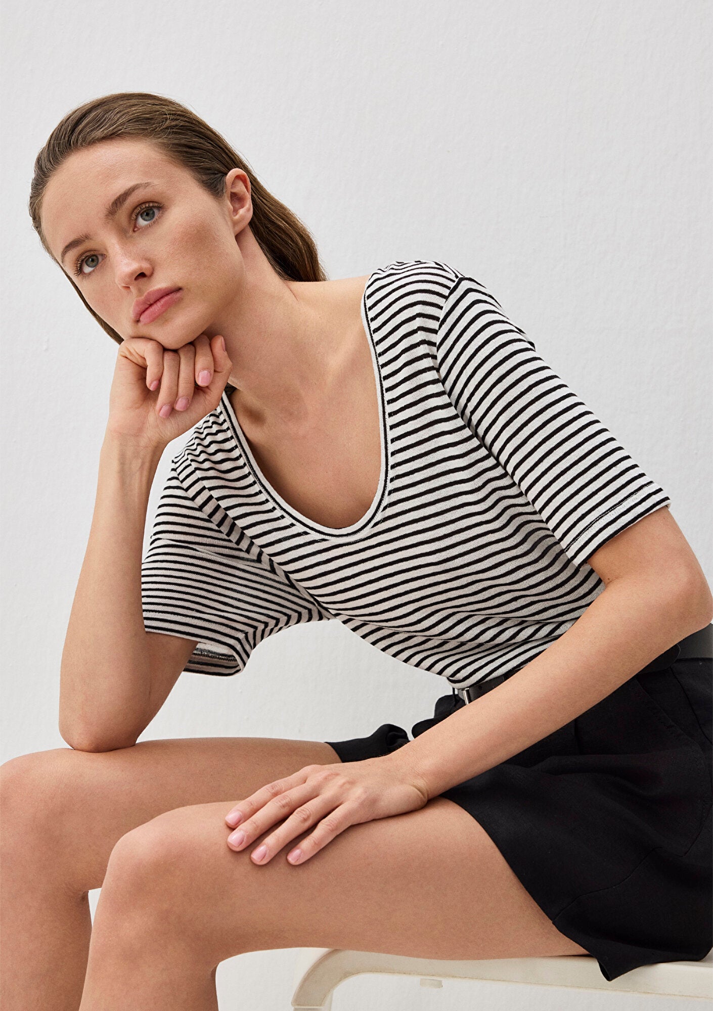 Black Striped T-Shirt