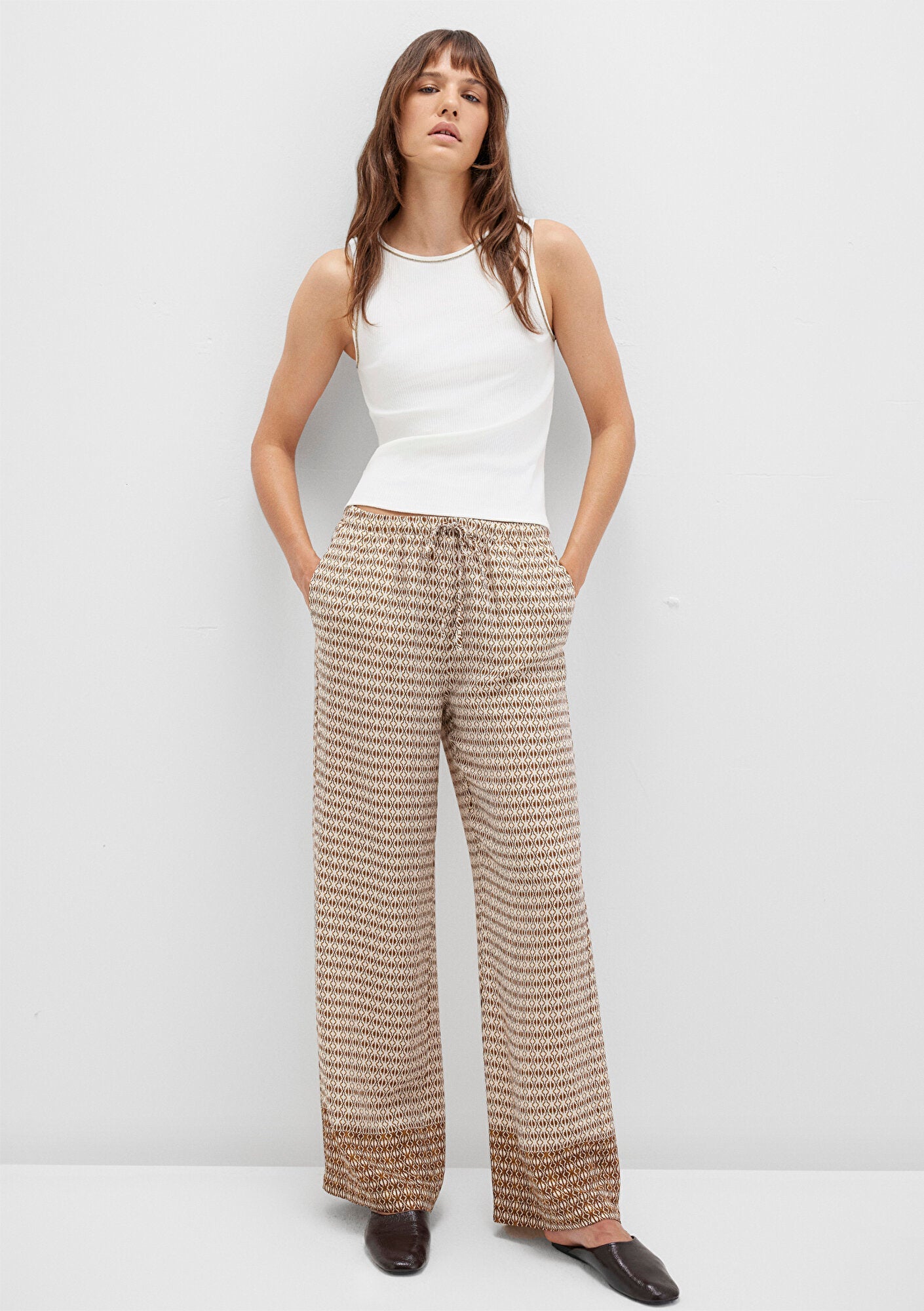 Stitch Detailed White Top