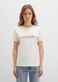 Realite Printed Ecru T-Shirt